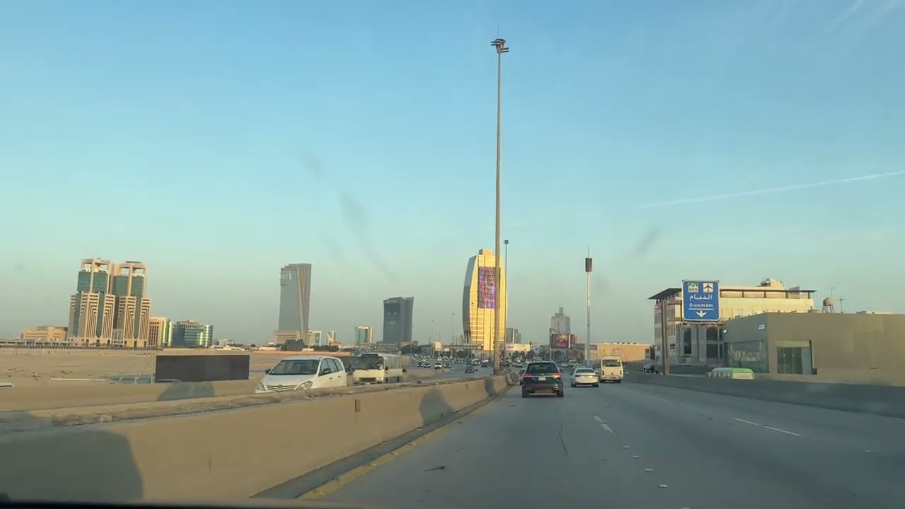 Dammam,Al Jubail Road. Saudi Arabia. Industrial City of the kingdom.