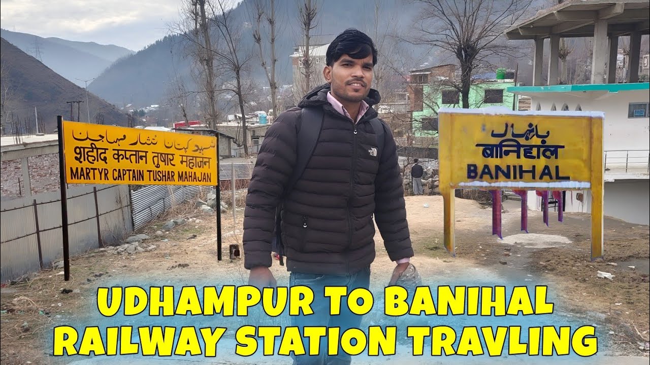 UDHAMPUR TO BANIHAL RAILWAY STATION TRAVLING #vishalnewvlogs #vlog #vlogs #trending 