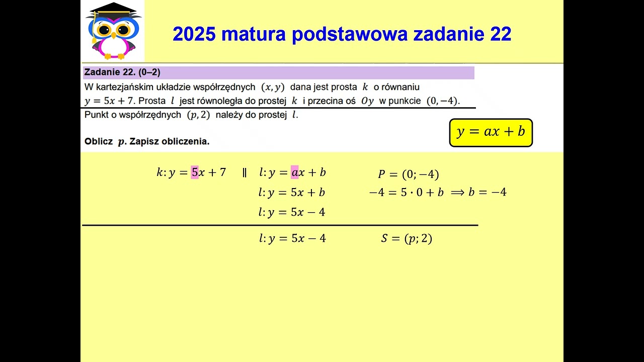 22 PP 2025 Matura matematyka poziom podstawowy, termin dodatkowy, czerwiec. zadanie 22