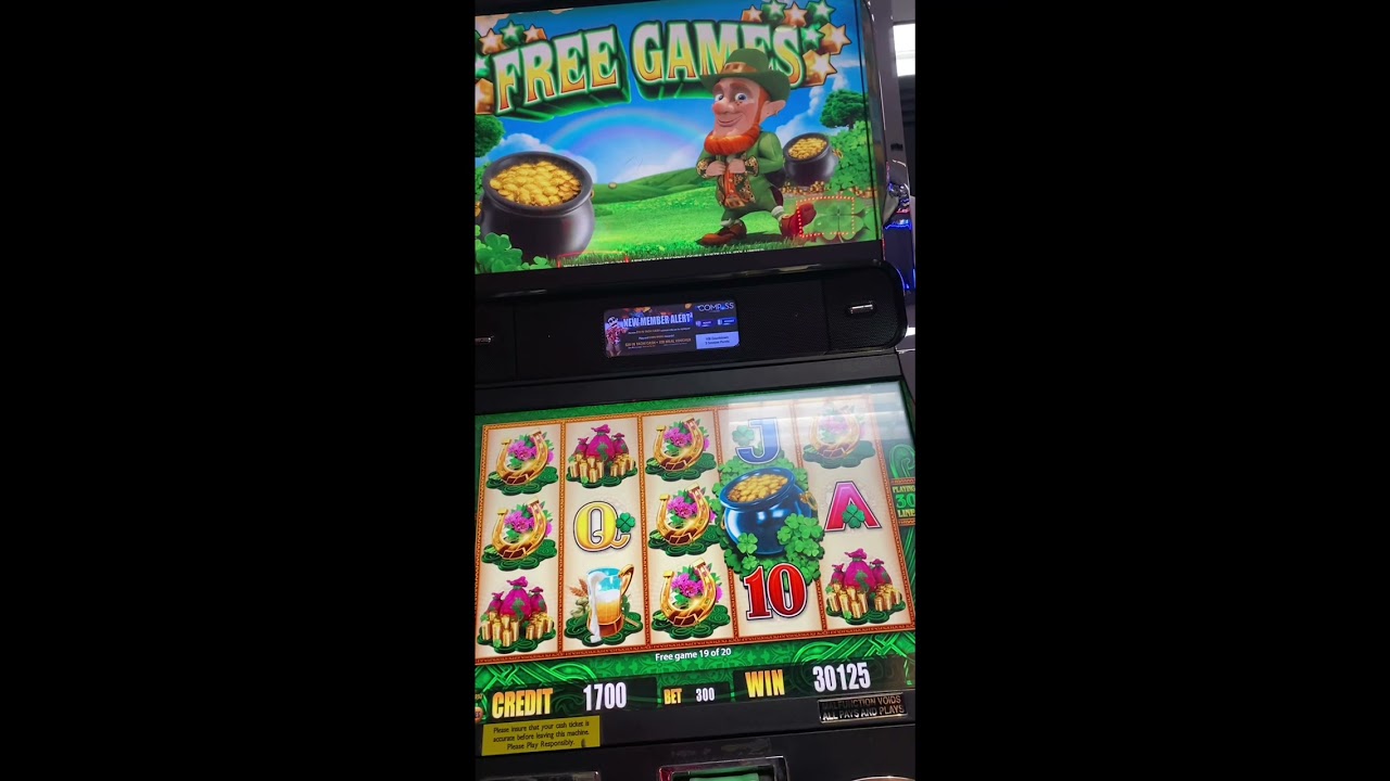 Extra wild Leprechaun and americoin bonus big win slot machine