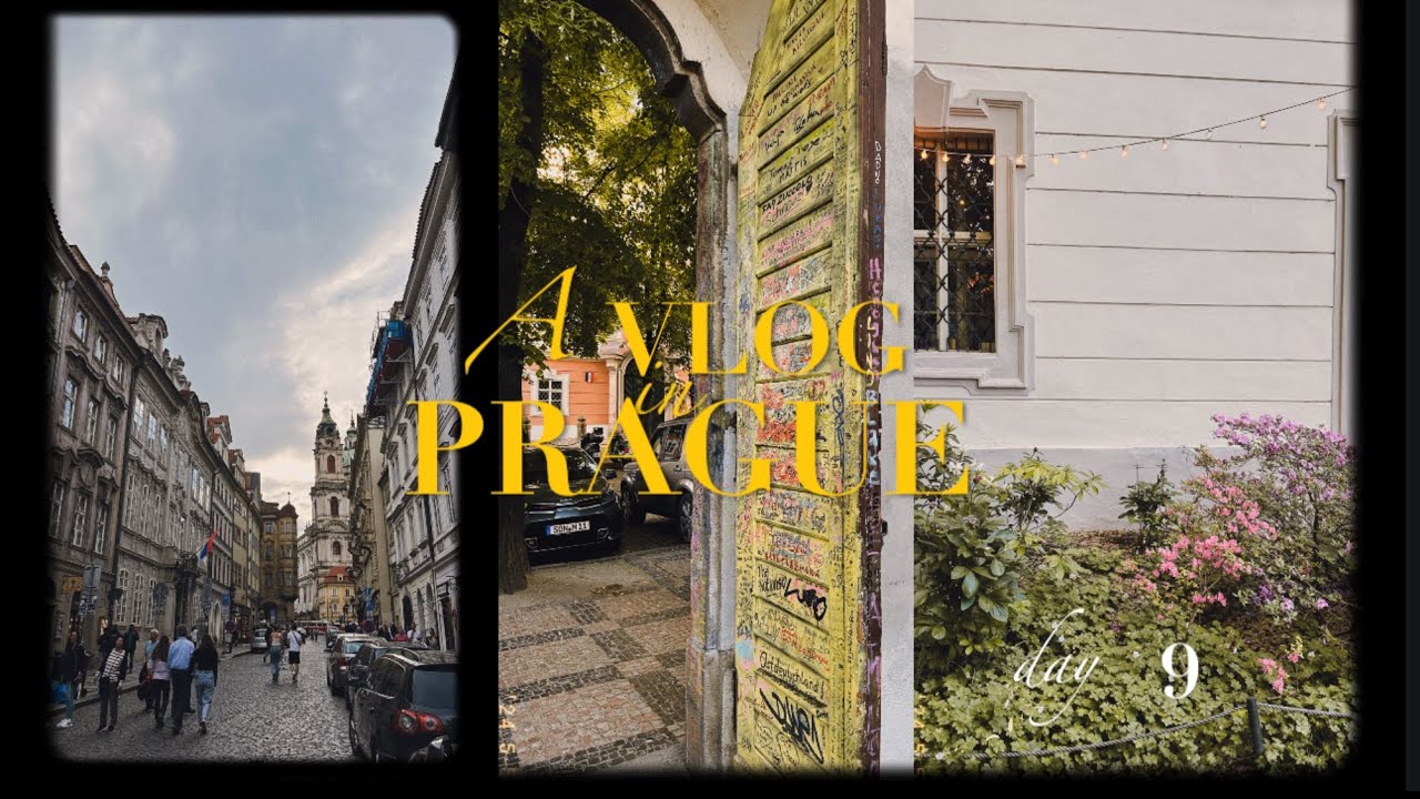 [vlog/영상일기] 유럽 신혼여행 - 프라하🇨🇿 | 하염없이 블타바강만 바라봐,,, 블타바강 🦦정체, 꼴레뇨와 굴뚝빵