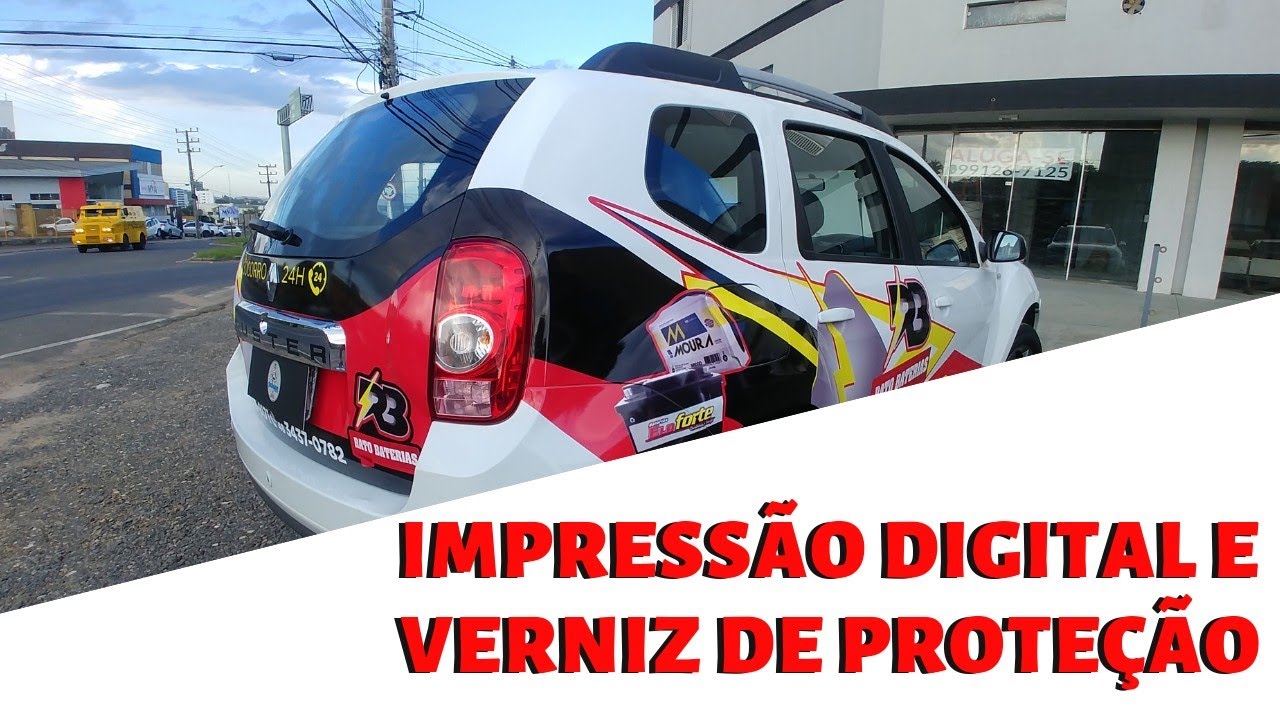Envelopamento Duster com Impress&atilde;o Digital