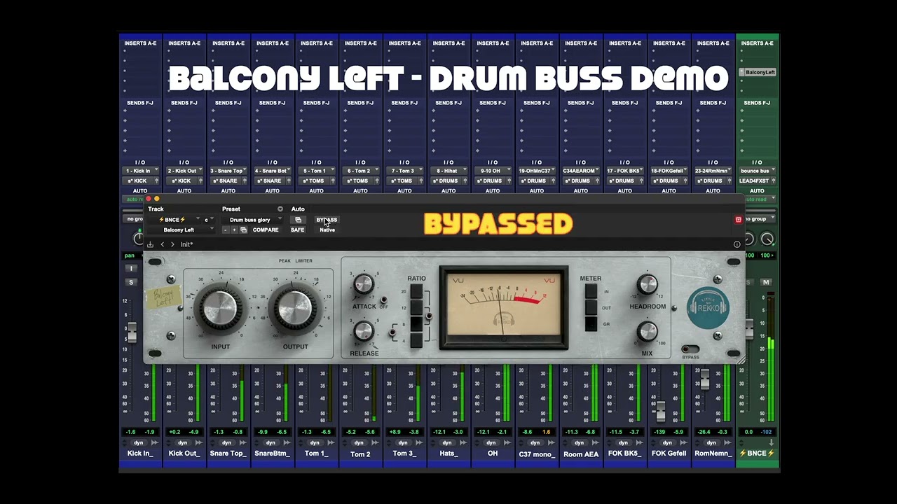 Balcony Left   drum buss demo