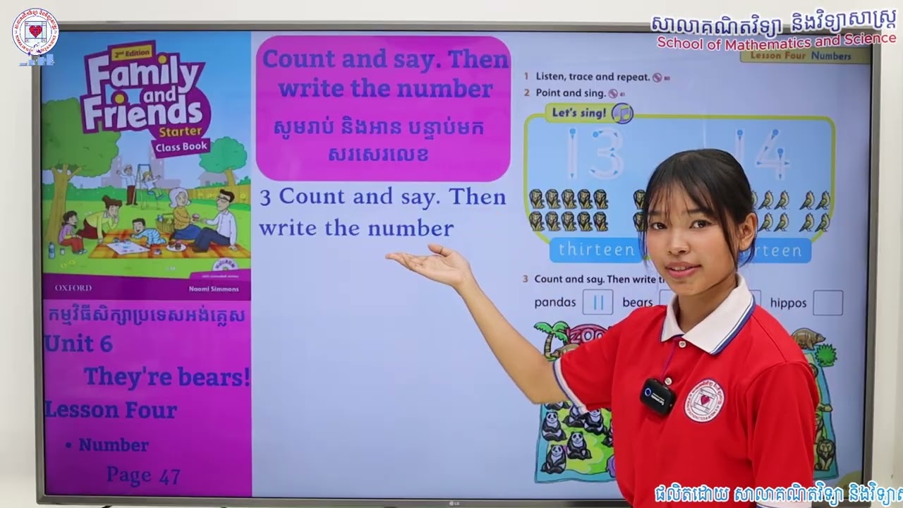 Family & Friends Starter: Unit 6 - Lesson 4: Numbers 13 14