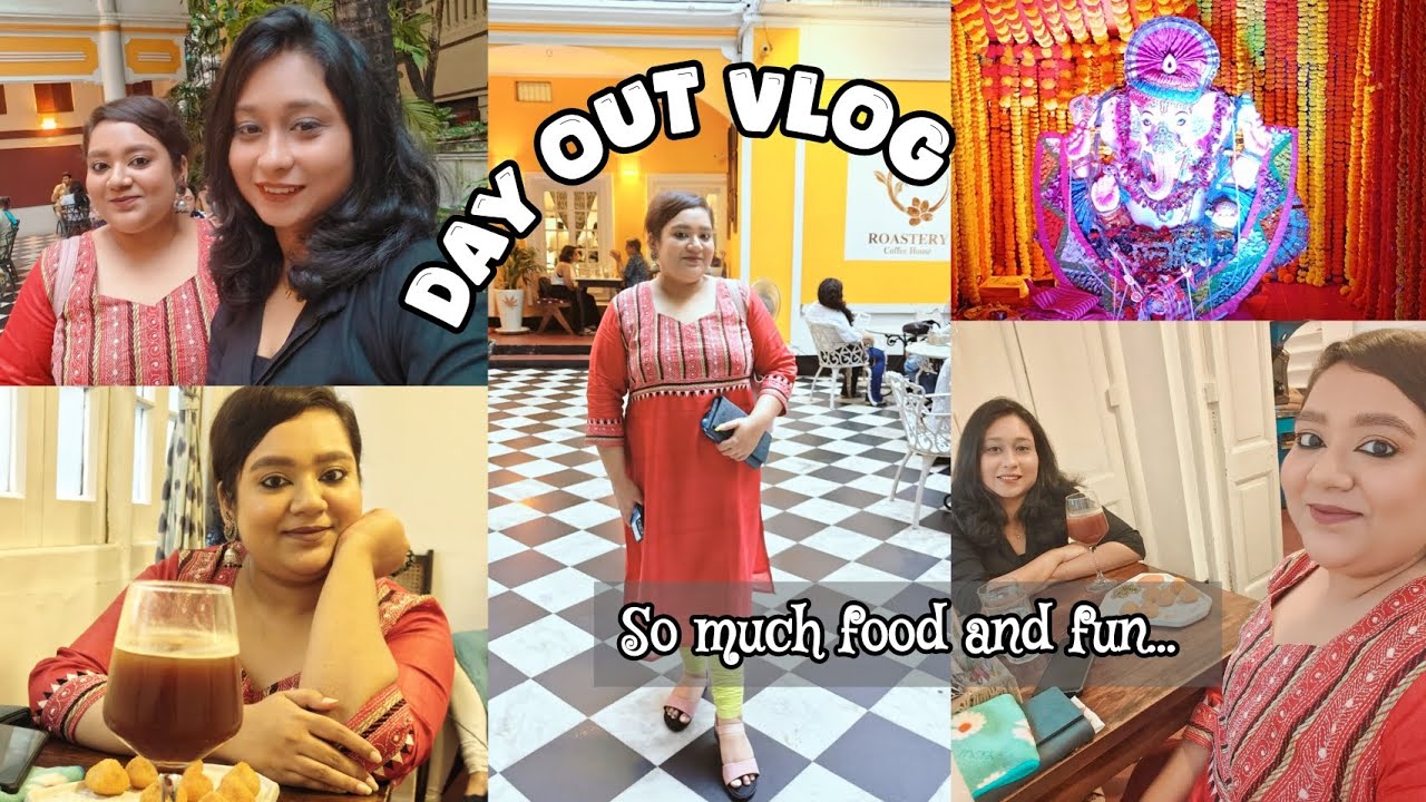 Day Out Vlog| Visiting Roastery Coffee House | Best Cafe in Kolkata| Prochur khelam aaj 🤪| Vlog 1