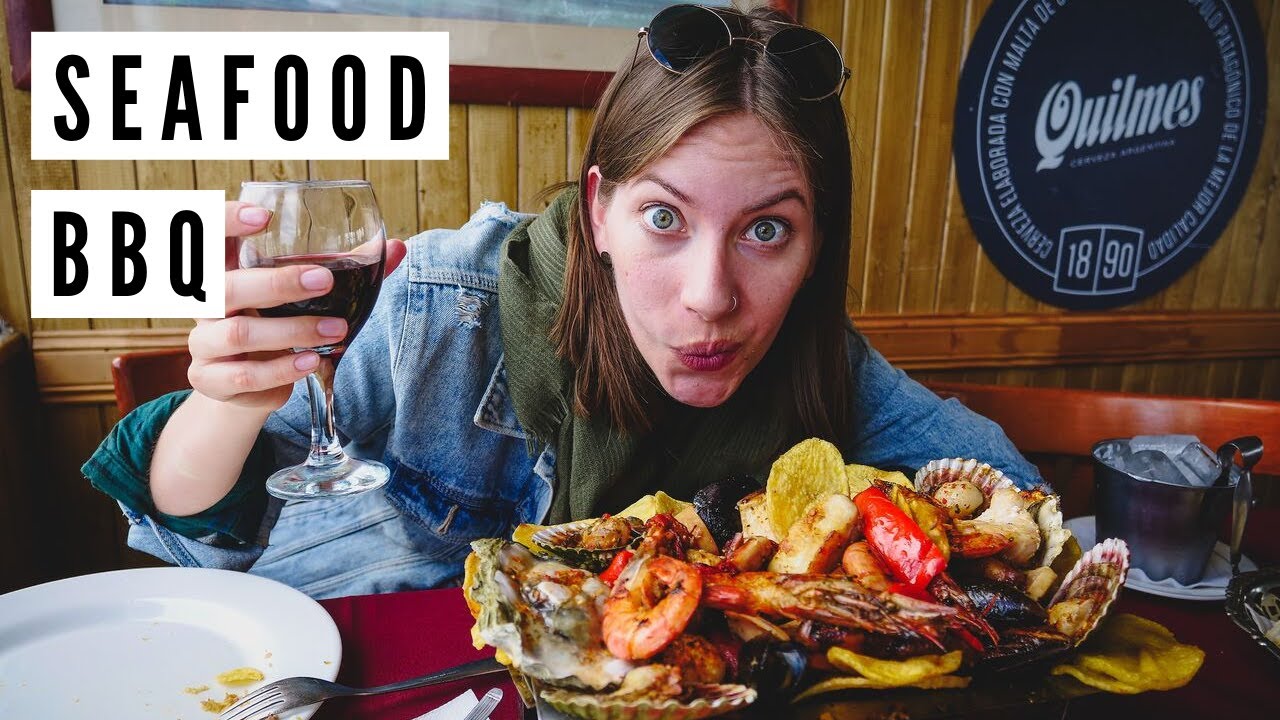 ARGENTINE SEAFOOD BBQ FEAST at Espigón de Pescadores on the Pier in Mar del Plata, Argentina 🏖️🐟🦐 🦑