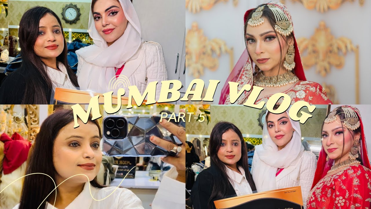 Mumbai vlogs: Unboxing Glam & Model Makeup Challenge✨😊|Part 5|@tamanna_khan45|#vlog#youtube 
