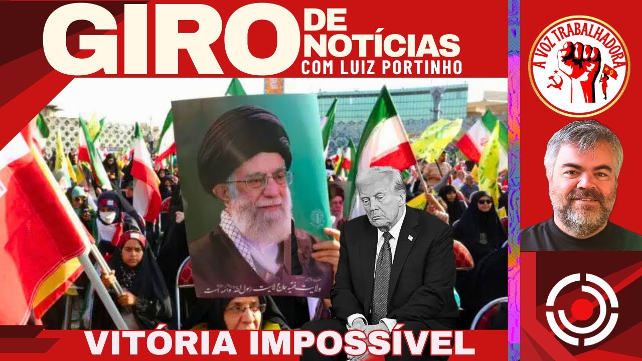 RESISTÊNCIA DO IRÃ MOSTRA QUE VITÓRIA DE TRUMP É IMPOSSÍVEL - Giro de Notícias com Luiz Portinho