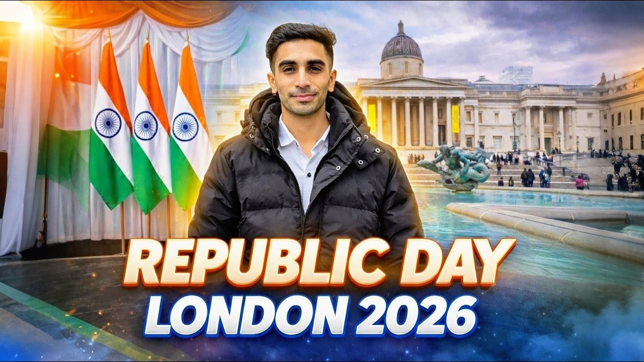 Indian Republic Day 🇮🇳 in London | India House, Trafalgar Square & London Streets