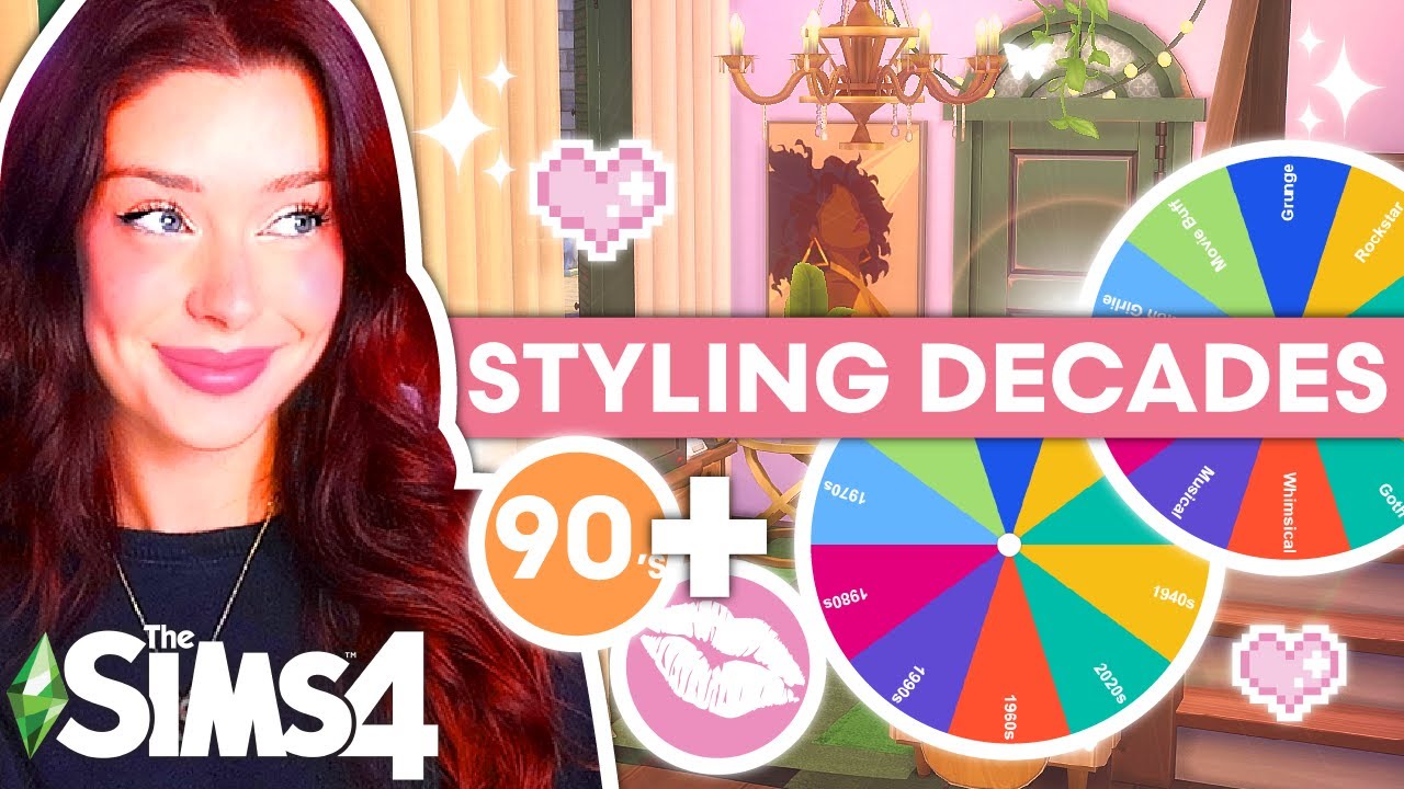 Designing Townhouses Using a Random DECADE AND AESTHETIC in The Sims 4