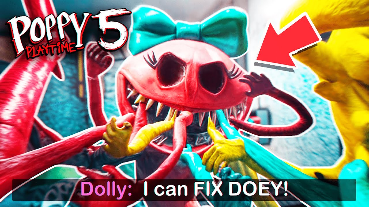 Poppy Playtime Ch 5: Meet MONSTER DOLLY & her SECRET PLAN to FIX DOEY! (Crazy NEW END)