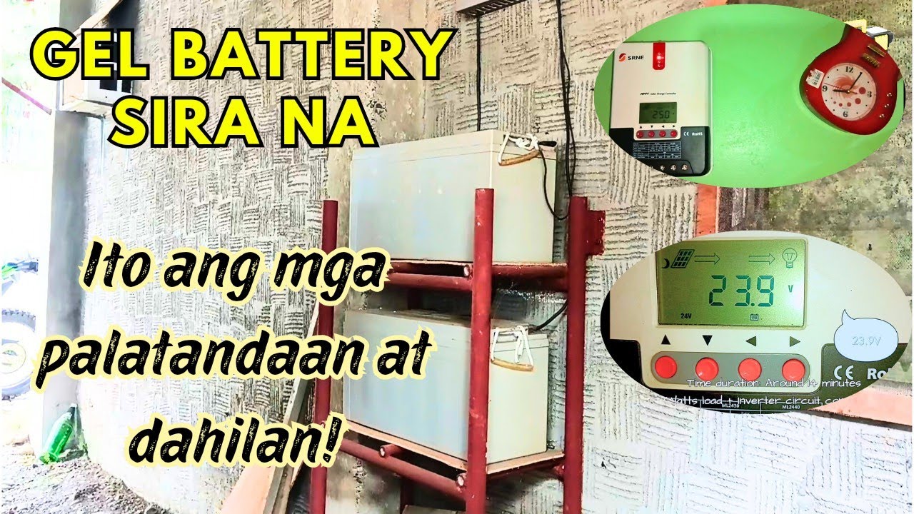 Magagamit pa after masira ang Gel Battery. Update sa GEL BATTERY ng 400W DIY SOLAR.