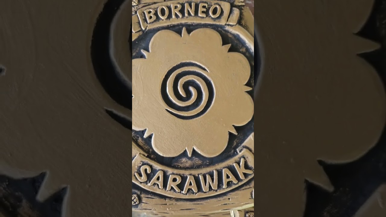 Borneo Bungai Terung Wall Plaque #handmade