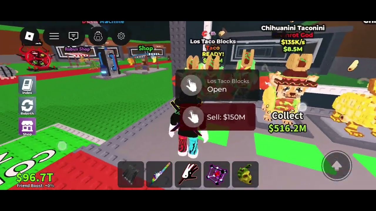Opening lucky blocks (got little lucky finally😅)