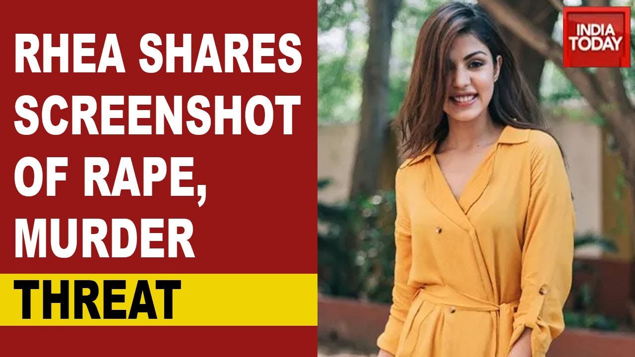 Sushant Suicide Probe: 'Enough Is Enough,' Rhea Chakraborty Posts Screenshot Of Rape, Murder Threat