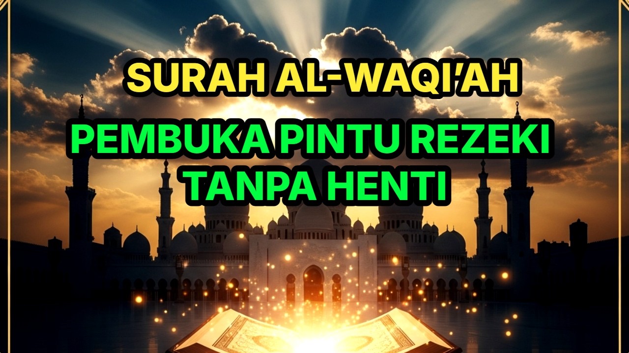 Rezeki Mengalir Deras Tanpa Henti Jika Rutin Amalkan Bacaan surat al waqiah lengkap