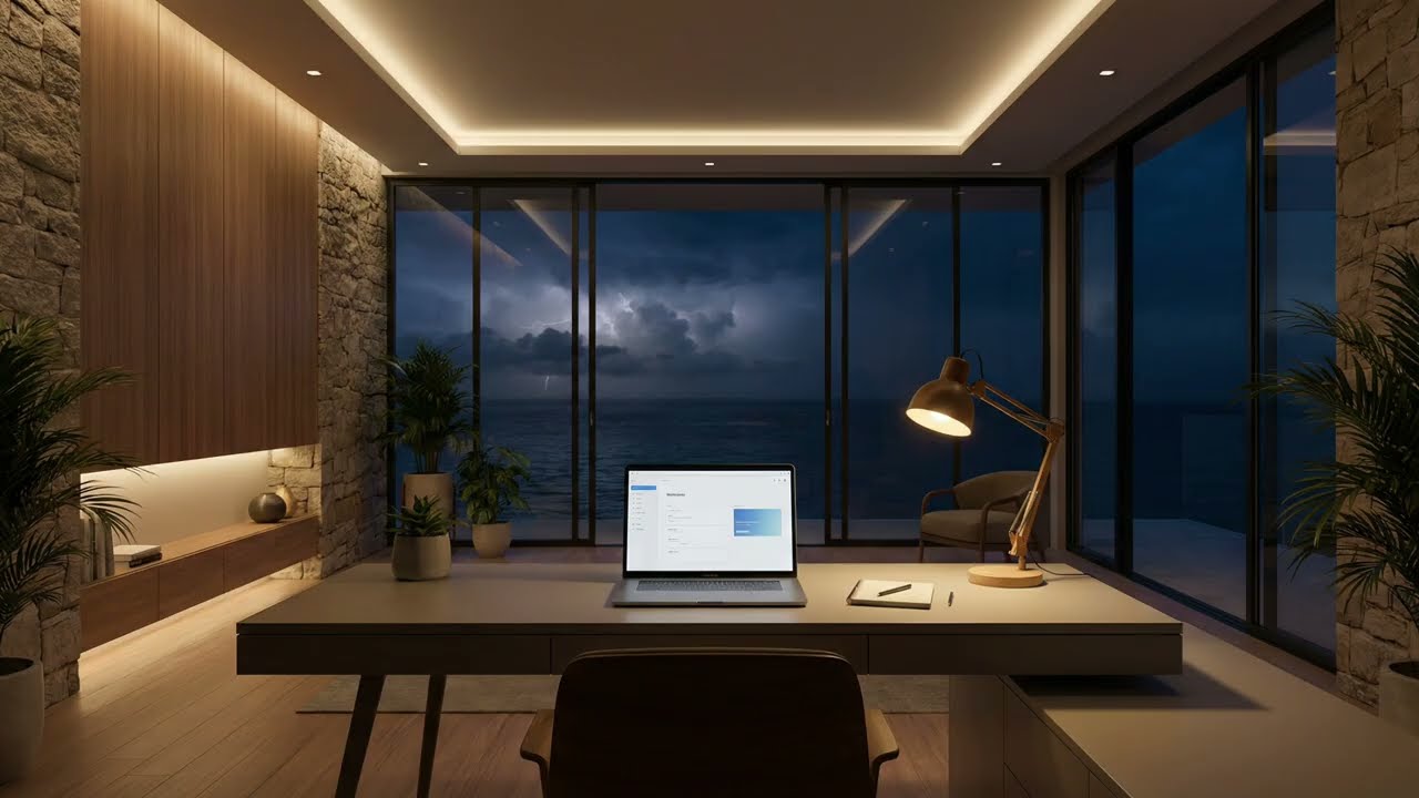 Work Through The Storm | Minimal Deep House For Productive Hours