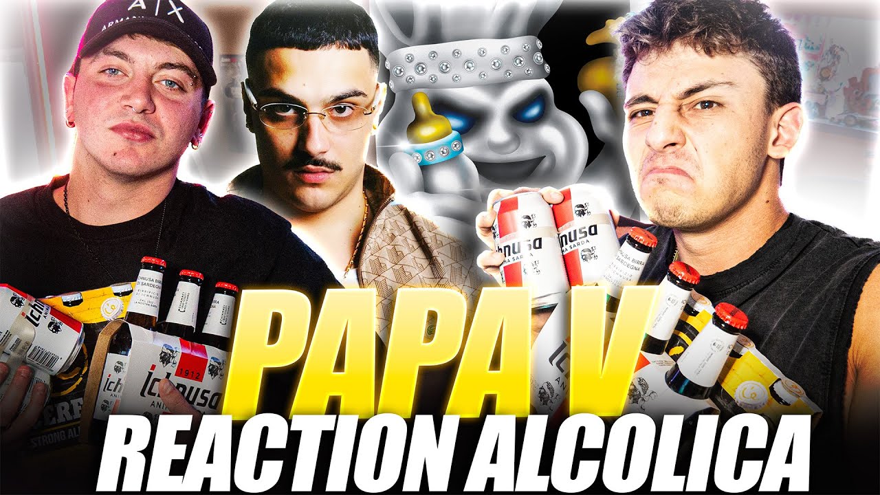 PAPA V - Latte in Polvere | REACTION Alc0lica (8 Birre a Testa) | itsDani REACTION con Pette