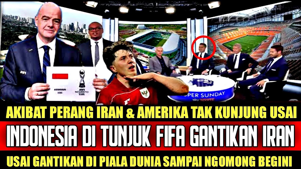 FIFA RESMI TUNJUK INDONESIA GANTIKAN IRAN❗️Reaksi Mengejutkan Sepak bola Dunia Sampai Ngomong Begini
