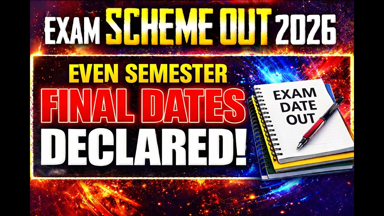 😲BTEUP DATESHEET OUT |EVEN SEMESTER 2026 | Time Table Out 🔥 | Latest Update #bteup #bteuplatestnews