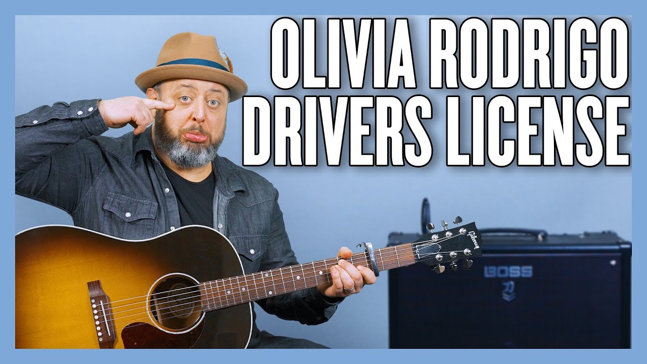 Olivia Rodrigo Drivers License Guitar Lesson + Tutorial