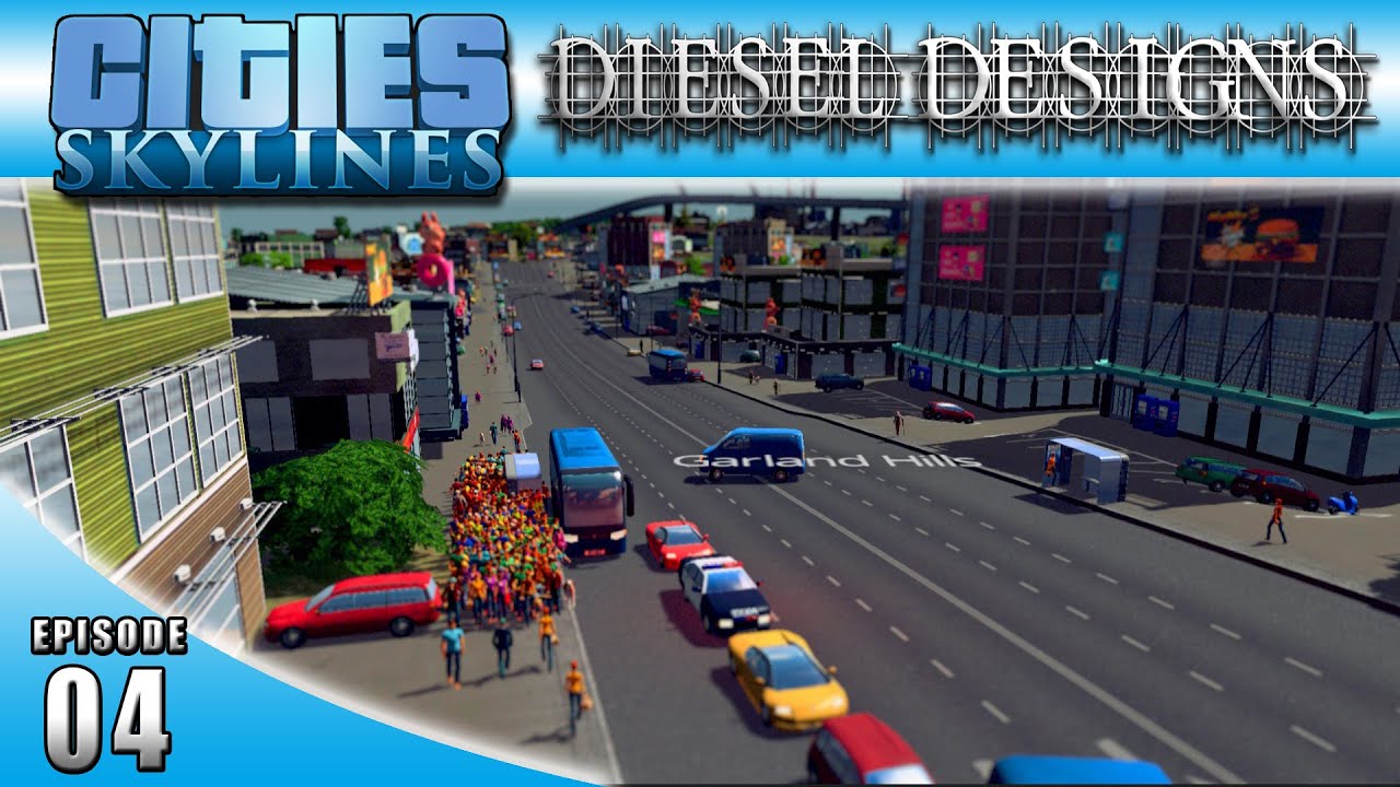 Cities: Skylines: EP04: First Person Camera Mod! (City Building Series 60FPS)
