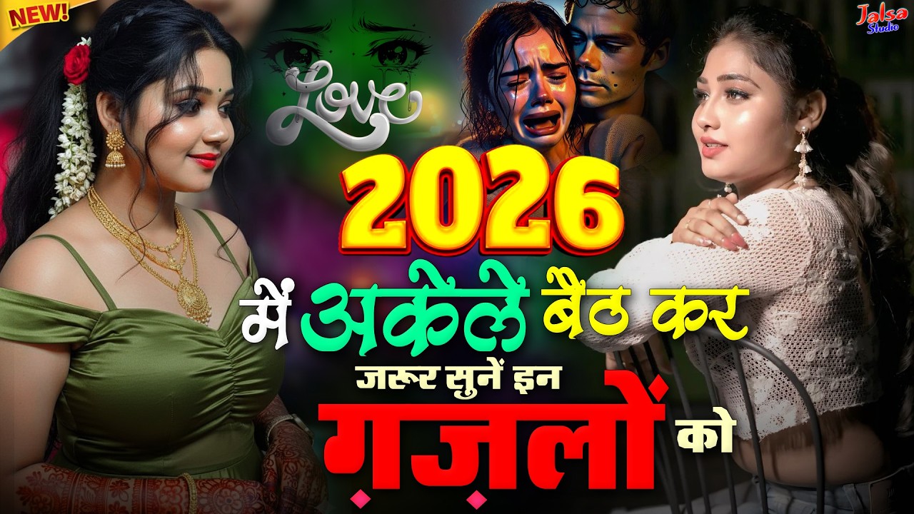 😭💔मोहब्बत की दर्द भरी ग़ज़लें | Non-Stop Sad Ghazal | 💔Hindi Sad Ghazal | दर्द भरी गजल #Ghazal 2026