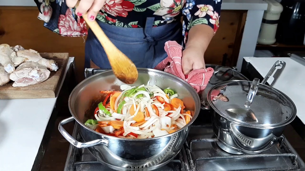 Receta POLLO A LA PORTUGUESA