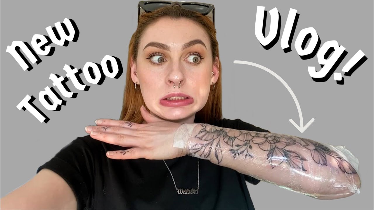 GETTING HALF A SLEEVE!? Tattoo Vlog | Megan Grace