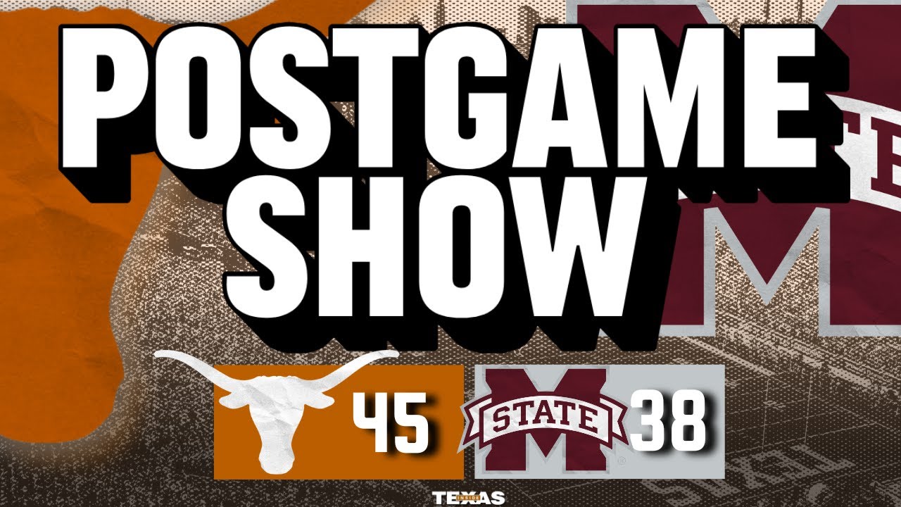 POSTGAME: Texas Beats Mississippi State in WILD OT Comeback 45-38
