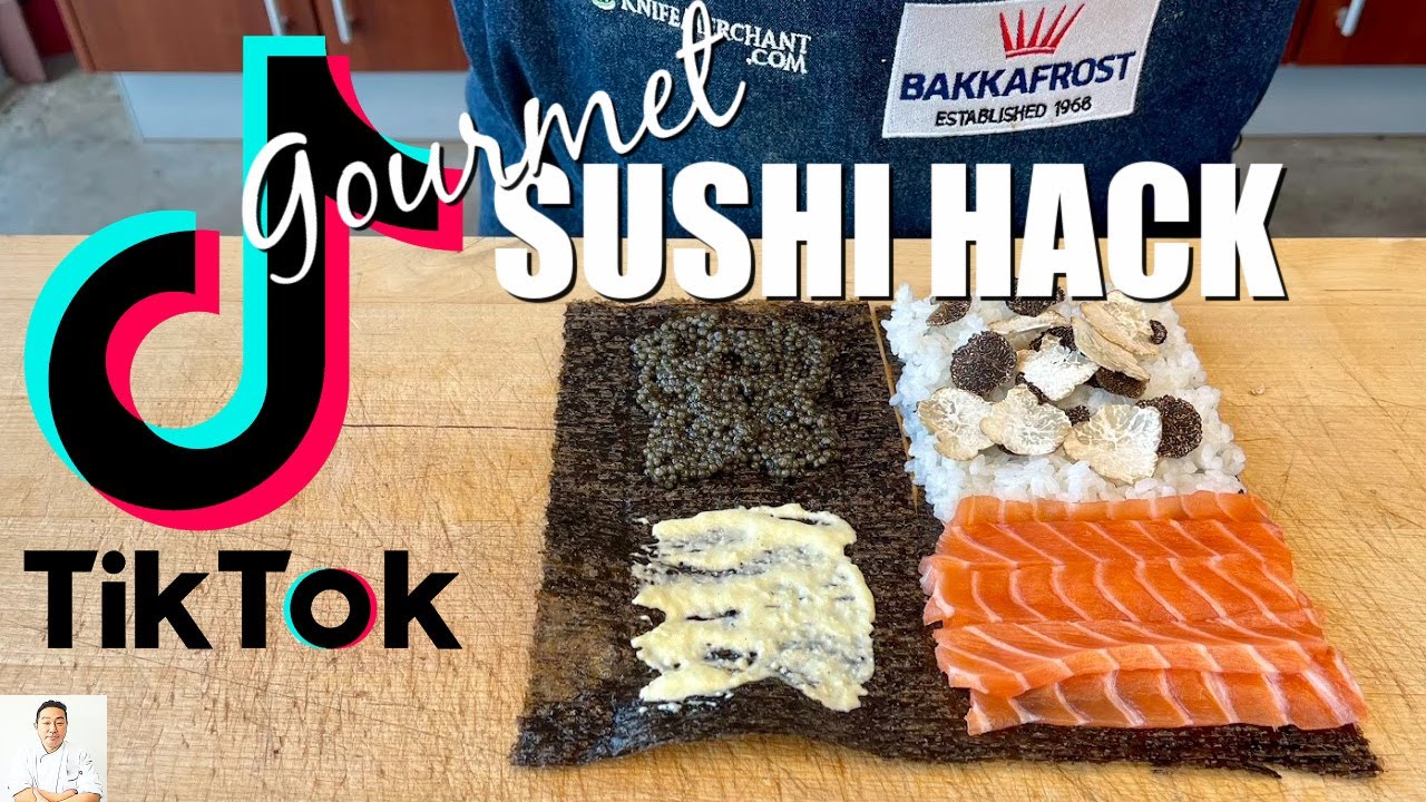 Gourmet Sushi Hand Wrap - TikTok Hack From Vegan To Gourmet