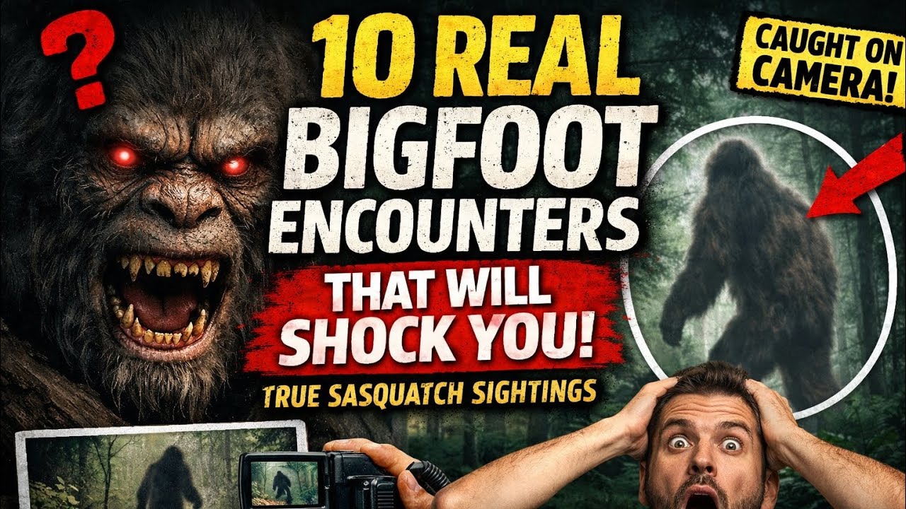 10 Real Bigfoot Encounters That Will Shock You | True Sasquatch Sightings
