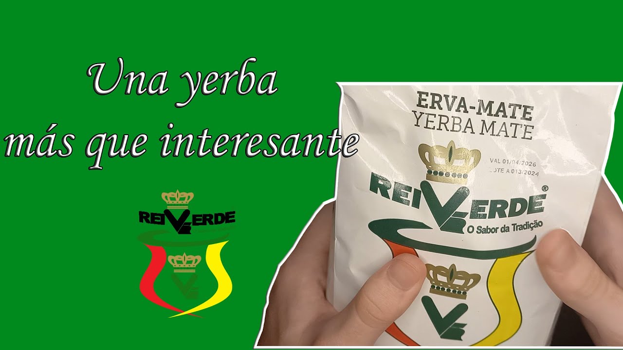 Degustando la YERBA mate REI VERDE CLÁSICA