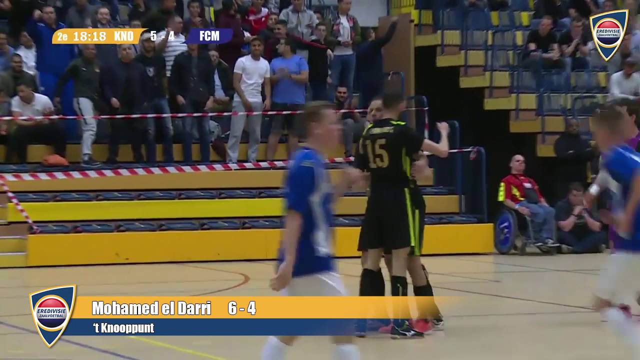 Zaalvoetbal samenvatting 't Knooppunt - FC Marlène 1/2 Finale Play-offs 13 mei 2016 2/3