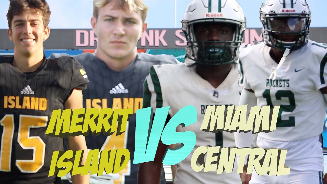 Get Your 🍿 Ready Class 5a State Championship Merritt Island 🌴 Vs Miami Central 🚀History in the 📖