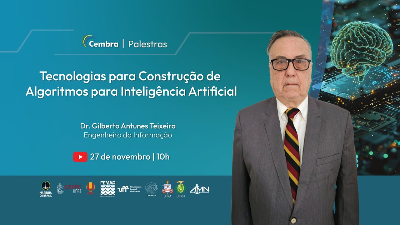Palestra online - Tecnologias para Construção de Algoritmos para Inteligência Artificial