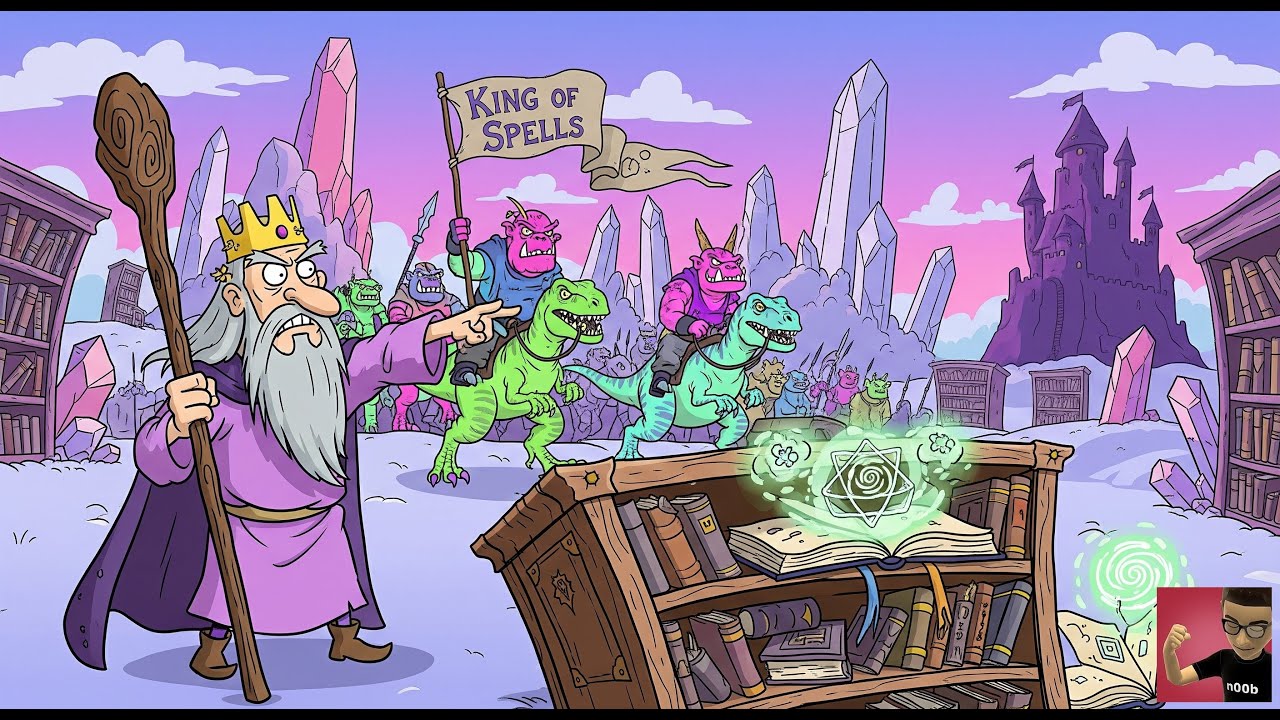 9 Kings Endless Mode w/ King of Spells Rainbow Ogre Army (9 Kings)