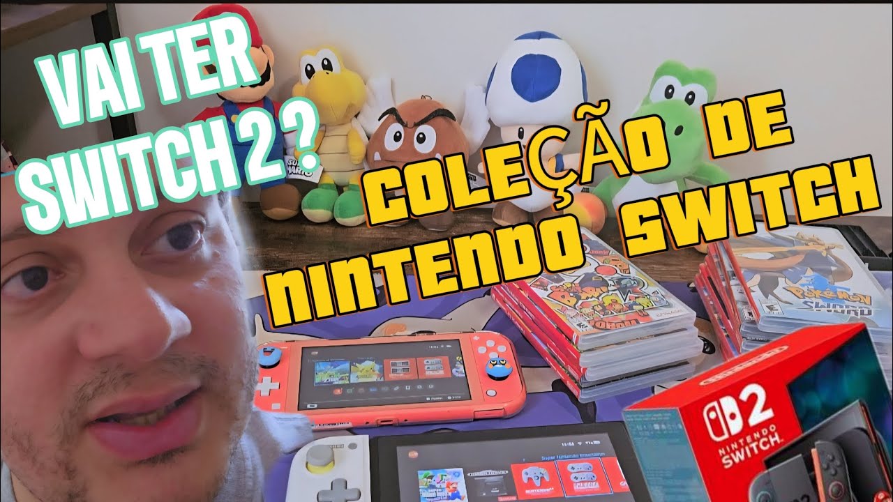 MINHA COLEÇÃO DE NINTENDO SWITCH NO CANADÁ 🍁 VOU COMPRAR O SWITCH 2 ???