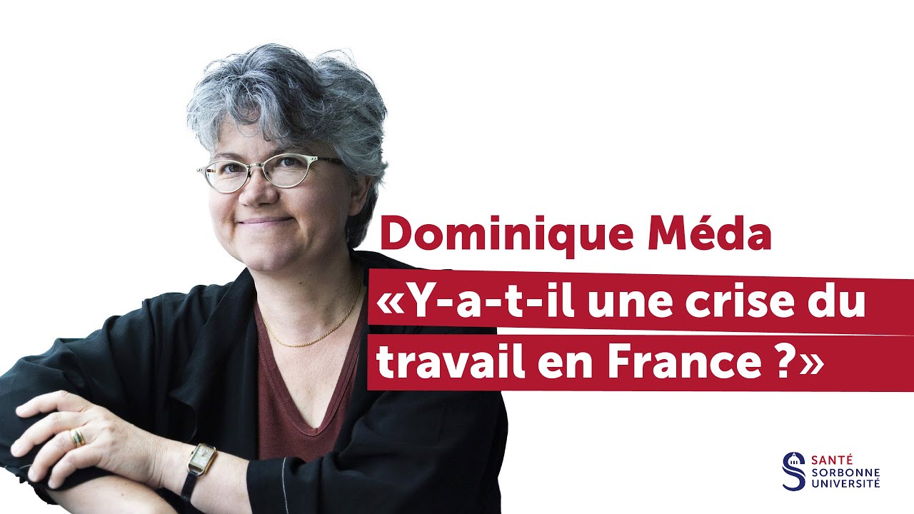 Conférence de Dominique Méda sur la crise du travail