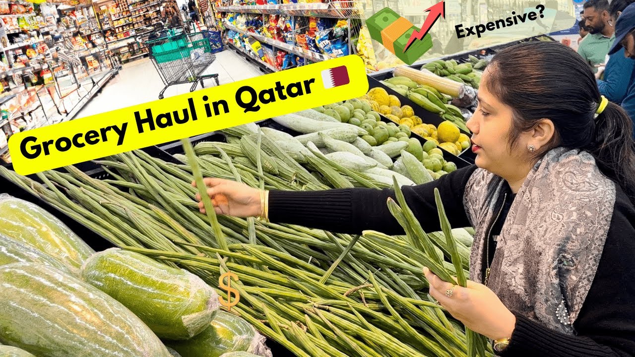 GROCERY shopping in Qatar 🇶🇦 | Cheap or EXPENSIVE 😳 ?