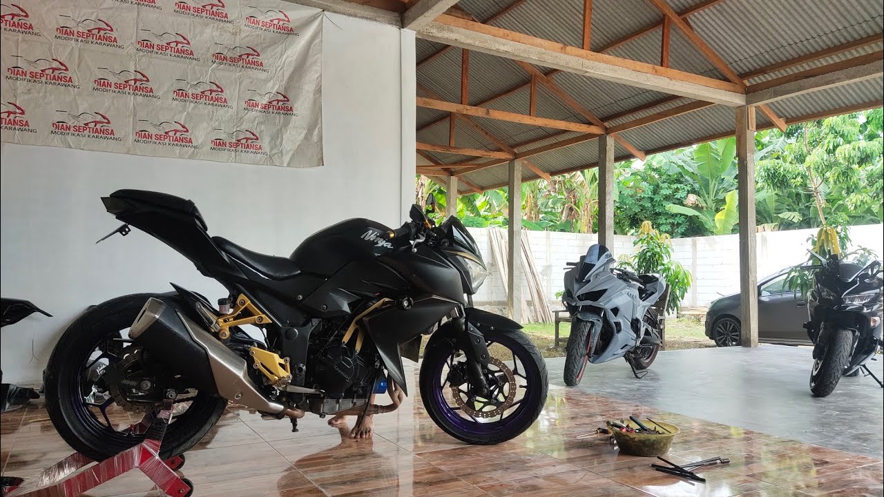 Kawasaki Z250 💯 modif zx25r jadi bohay kaya pantat janda 😄