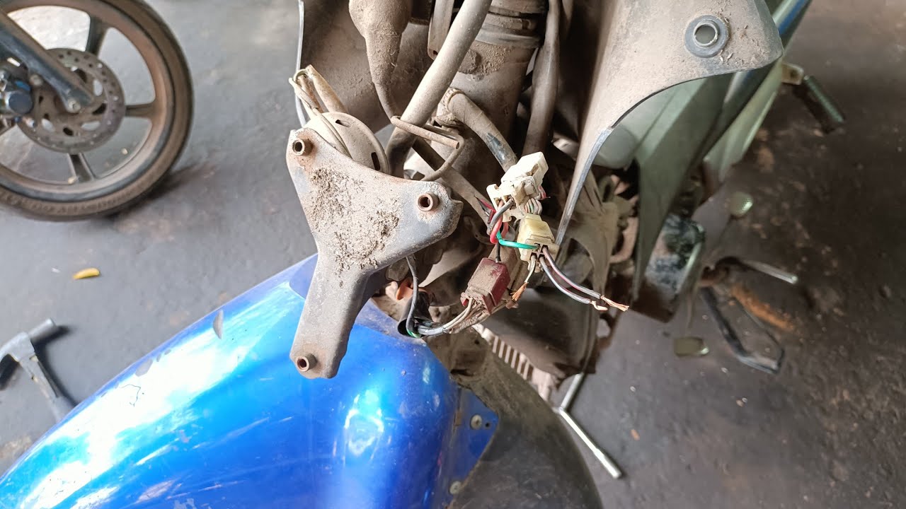 วิธีต่อสายตรงสวิทช์กุญแจ honda wave 100s