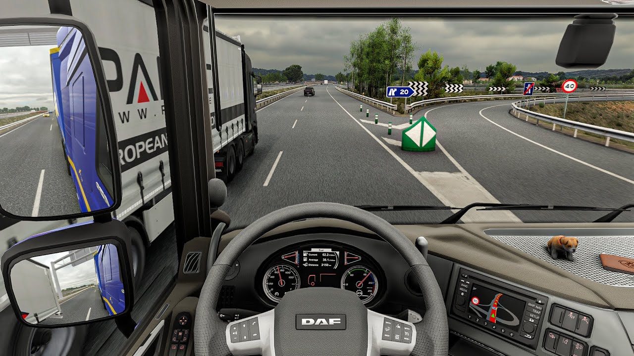 4K Realistic Ultra Mod Graphic DAF XF |Euro Truck Simulator 2 1.56 Snowymoon Mod Gameplay