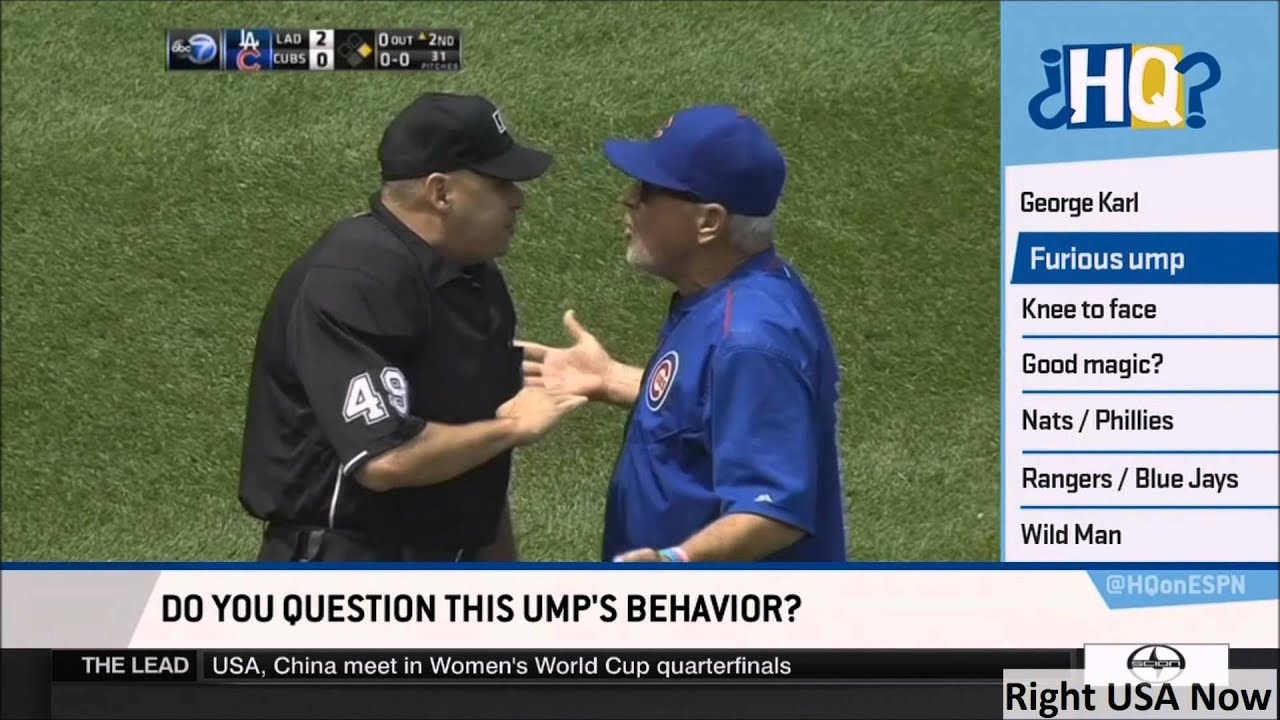 Highly Questionable -  Umps getting hit in the 