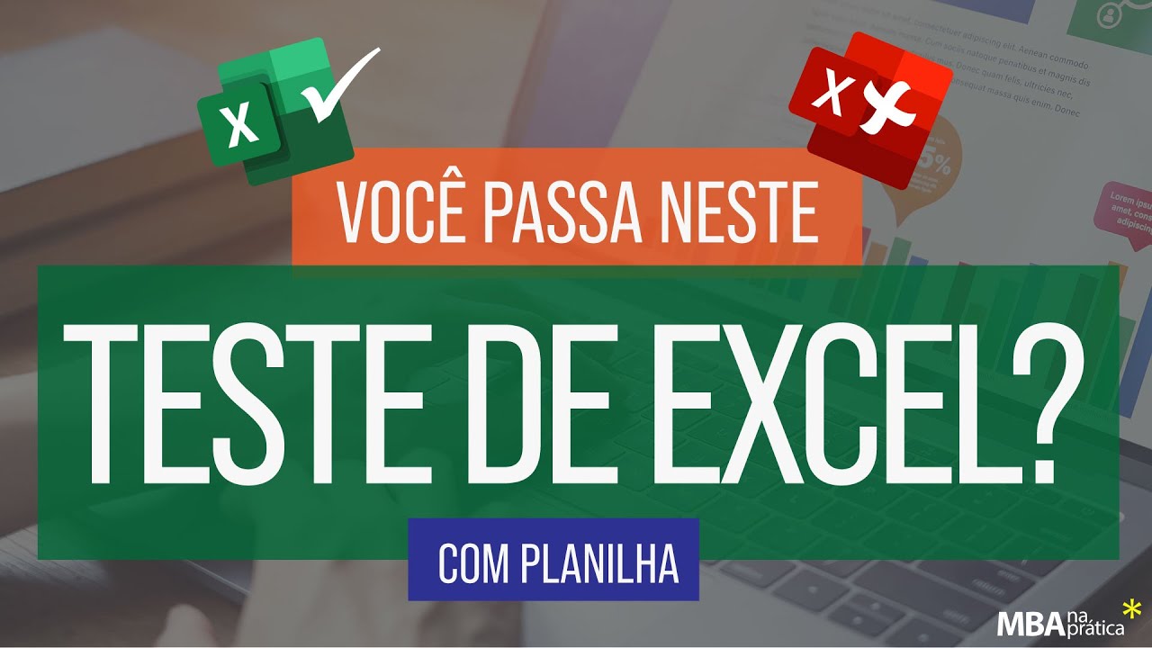 Teste de Excel para Entrevista de Emprego - Nível Intermediário