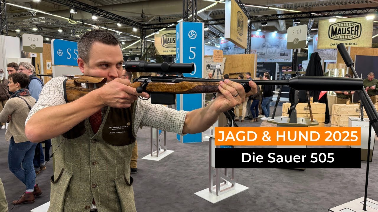 Jagd & Hund 2025: Sauer 505 Linksh&auml;nder, 505 Silence und 101 Field Shoot &ndash; Innovationen im Fokus.