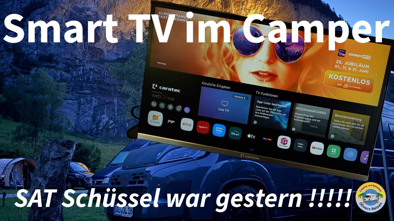 SAT-TV war gestern – Unser neuer smarter Camper-TV von Caratec! 📺🚐