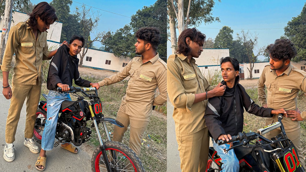 Fake Police Prank On Zeeshan 🤣 Dirt Bike Ko Pakad Liya Police Ne 😳
