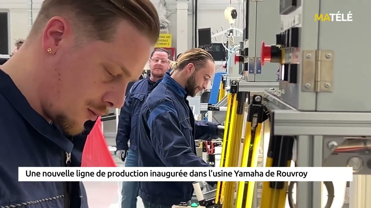 VIE LOCALE : Une nouvelle ligne de production inaugurée dans l'usine Yamaha de Rouvroy (02)
