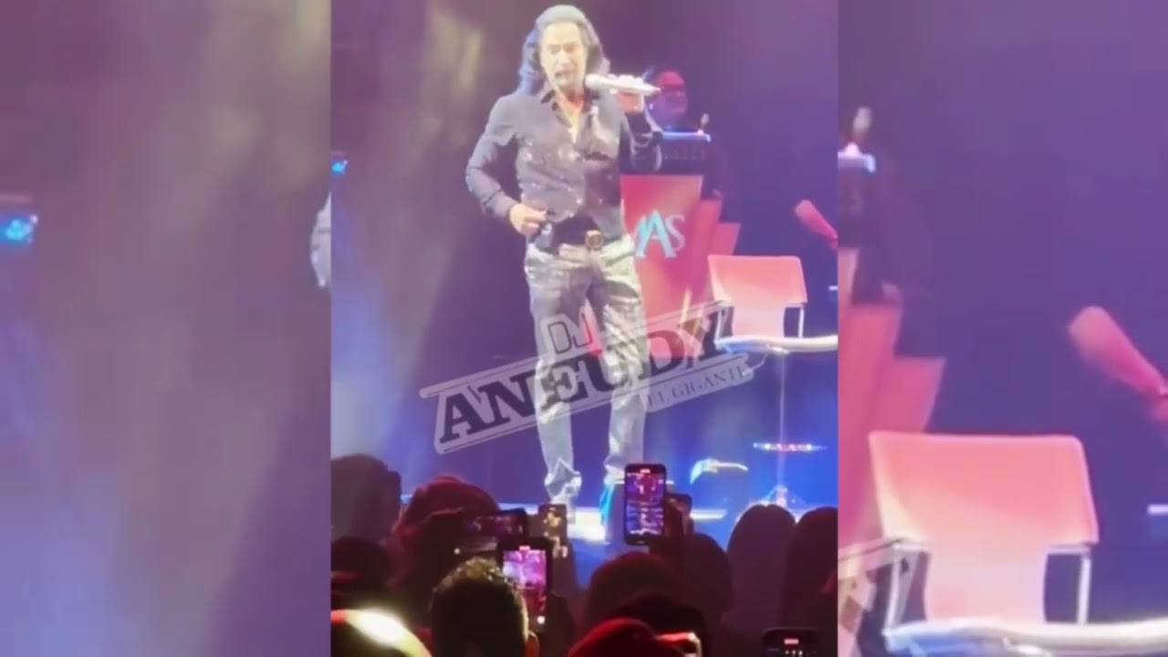 Marco Antonio solis Canta Vete Alejate de mi En vivo Version bachata y Saluda a Anthony Santos